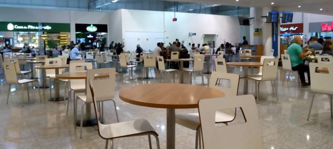 comer no aeroporto goiania